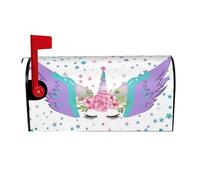 Purple Wings - Funda magnética para buzón de Pascua, primavera, verano, otoño, tamaño estándar