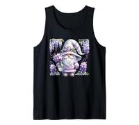Purple Wisteria Flowers For Mom Cute Gardening GNOME Floral Camiseta sin Mangas