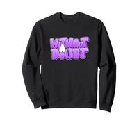 Purple Without A Doubt Gráfico morado Sudadera