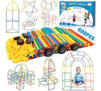 Purpledi Kit De Construcción De Fuertes para Niños 3 a 12 años, Juego De Construcción para Interiores con Palos, Best Gift for Boys and Girls (600PCS)