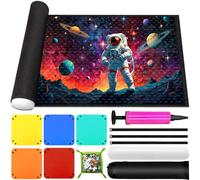 Purpledi Tapete Puzzle, 1000 1500 2000 3000 PiezasTapete para Enrollar Puzzles, Accesorios para Puzzles, Base Puzzle, Fieltro Tapiz Puzzle, Estera de Rompecabezas Portátil (A)