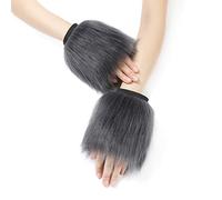 PURPLELILY 1 par de muñequeras de felpa resistentes al viento para invierno, calentadores de brazos gruesos para mujer, guantes elásticos para mujer, calentadores de piernas coloridos para mujer, JJ