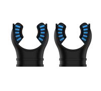 PURPLELILY 2 tubos de buceo de silicona, boquilla reguladora, esnórquel de ajuste cómodo, accesorios de natación al aire libre, boquilla reguladora de buceo