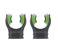 PURPLELILY 2 tubos de buceo de silicona, boquilla reguladora, esnórquel de ajuste cómodo, accesorios de natación al aire libre, boquilla reguladora de buceo