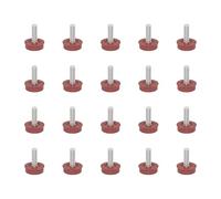 PURPLELILY 20 almohadillas ajustables silenciosas y resistentes para patas de muebles, antideslizantes, mejoras para suelos de madera y cemento, no deslizantes