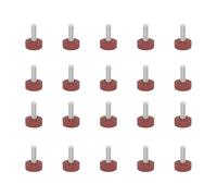 PURPLELILY 20 almohadillas ajustables silenciosas y resistentes para patas de muebles, antideslizantes, mejoras para suelos de madera y cemento, no deslizantes