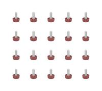 PURPLELILY 20 almohadillas ajustables silenciosas y resistentes para patas de muebles, antideslizantes, mejoras para suelos de madera y cemento, no deslizantes