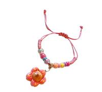 PURPLELILY Abalorio artístico de resina capibaras tejida a mano, regalo para jóvenes creadores de tendencias y amantes del arte, bonitos accesorios de animales, talla única, como se describe