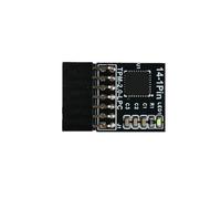 PURPLELILY Adaptador de computadora multiusos TPM2.0, módulo de seguridad de 4 pines, LPC, plataforma confiable, módulo de verificación de integridad de repuesto