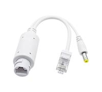 PURPLELILY Adaptador divisor activo impermeable de 48 V a 12 V, compatible con IEEE802.3af para cámara, VoIP, teléfono, gadgets técnicos, divisor PoE activo