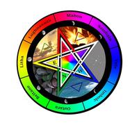 PURPLELILY Alfombrilla de ratón con diseño de péndulos de astrología, diseño de estrellas, adivinaciones, péndulos radiestesicos, ceremonia para decoración de escritorio, suministros de brujería