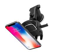 PURPLELILY Automotive Cradles - Soporte de teléfono para coche, ajustable, con ventosa, retráctil, para salpicadero