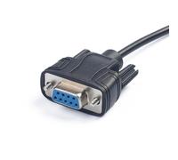 PURPLELILY Cable de 9 pines hembra a macho de 3,5 mm RS232 a cable de conversión de 1/8 pulgadas para dispositivos de música, 180 cm