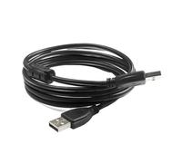 PURPLELILY Cable de extensión USB 2.0 macho a macho de 28 AWG+24 AWG, cable de transmisión de datos de 480 Mbps, para disco duro y portátil, anillos de ventilador de refrigeración, cable de extensión