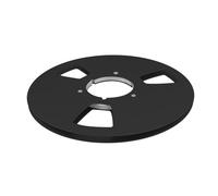 PURPLELILY Carrete de cubierta de sonido de aluminio de 1/4 pulgadas de 10 pulgadas con 3 agujeros vacíos para grabadoras de cinta, disco abierto de aleación de aluminio de repuesto