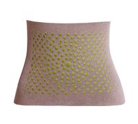 PURPLELILY Cinturón de riñón de invierno, cintura cálida, autocalentable, ajenjo, calentador de espalda, cintura elástica, calentador de calor para hombres y mujeres, cinturón elástico cálido