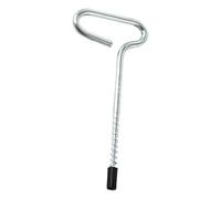 PURPLELILY Clavos portátiles universales para refugio de hielo, herramienta práctica de anclajes, herramienta de taladro, tienda de campaña, clavija roscada fácil de usar, adaptador de taladro para