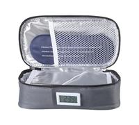 PURPLELILY Compacts Insulins - Bolsa de almacenamiento en frío glaciado para medicamentos, bolsillo de viaje, organizador de medicamentos con glicuresis, paquete de refrigeración