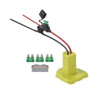 PURPLELILY Convertidores de batería para baterías de litio de 7,2 a 20 V, convertidores de estabilidad equipados con adaptador de batería de durabilidad de cable de 12 AWG