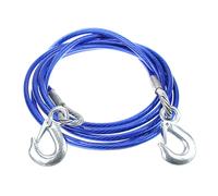 PURPLELILY Cuerda de remolque de 4/5 m con gancho, cable de remolque resistente, capacidad de carga de 3/5/7 toneladas para recuperación de vehículos, correa de remolque para todo tipo de clima