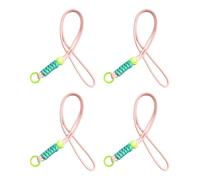 PURPLELILY Cuerda de teléfono segura contra deslizamiento con clip de liberación rápida para acceder a materiales de oficina tareas al aire libre colorido propietario del cable de teléfono