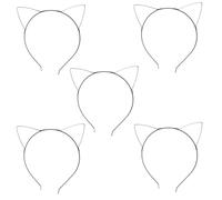 PURPLELILY Diadema ergonómica de metal para la creación de disfraces, diadema de moda, accesorio flexible para fiestas, accesorio reutilizable para el cabello