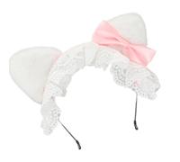 PURPLELILY Diademas de orejas de felpa realistas con agarre antideslizante para juegos de rol, cosplay y accesorios de disfraz de vacaciones, diadema ajustable con orejas de animales, accesorio para