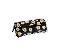 PURPLELILY Estuche tradicional con múltiples compartimentos, tela acanalada deslizante para artistas y estudiantes, bolsa de accesorios de oficina acanalada con cremallera, f, Mass Beauty