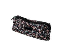PURPLELILY Estuche tradicional con múltiples compartimentos, tela acanalada deslizante para artistas y estudiantes, bolsa de accesorios de oficina acanalada con cremallera, l, Mass Beauty