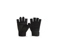 PURPLELILY Guante deportivo antideslizante transpirable con medio dedo para fitness, ciclismo sin dedos, para levantamiento de pesas, ciclismo, entrenamiento, antideslizante, transpirable, guante de