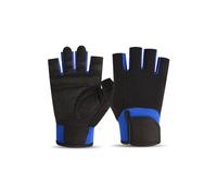 PURPLELILY Guante deportivo antideslizante transpirable con medio dedo para fitness, ciclismo sin dedos, para levantamiento de pesas, ciclismo, entrenamiento, antideslizante, transpirable, guante de