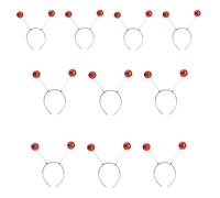 PURPLELILY Juego de 10 prácticos accesorios de espuma para el cabello, diadema de moda, unisex, adecuada para viajes, fiestas y oficina, banda elástica para el pelo