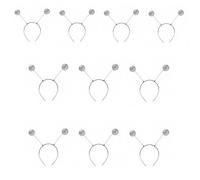 PURPLELILY Juego de 10 prácticos accesorios de espuma para el cabello, diadema de moda, unisex, adecuada para viajes, fiestas y oficina, banda elástica para el pelo