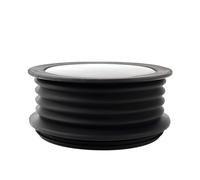 PURPLELILY Máquina de café con tolvas de frijoles, soplador de aire, accesorios de silicona, limpiador de café