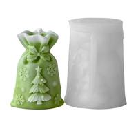 PURPLELILY Molde de silicona con temática navideña para hacer jabón, chocolate, decoración del hogar, suministros