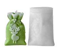 PURPLELILY Molde de silicona con temática navideña para hacer jabón, chocolate, decoración del hogar, suministros