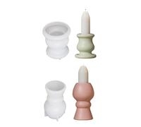 PURPLELILY Molde de silicona multifuncional con bases redondas adecuadas para manualidades