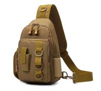 PURPLELILY Paquete de eslingas de pesca, bolsa de almacenamiento de aparejos, bolsa de hombro individual para senderismo, equipo de transporte al aire libre, accesorios de transporte, cintura de un