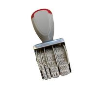 PURPLELILY Sello de goma con fecha española, fecha francesa, oficina de goma para álbumes de recortes, embalaje de contrato