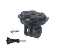 PURPLELILY Soporte de luz trasera para bicicleta, soporte para cámara, soporte para computadora, base de fijación, soporte para cámara, soporte para poste de asiento de bicicleta