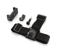 PURPLELILY Soporte flexible para teléfono con diadema ajustable de 4 piezas, agarre para montaje estable de video de 360 grados