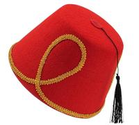 PURPLELILY Styles - Gorro con borlas para decoración cómoda, ligera, para viajes para varias ocasiones, eventos culturales