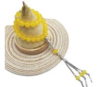 PURPLELILY Tasbih - Rosario de cuentas musulmanas con 33 abalorios, rosario de Mahoma, joyería para mujeres y hombres, talla única, como se describe