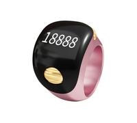 PURPLELILY Tasbih Zikr - Anillos de oración digital, 3 tamaños, ajustables, impermeables, contador electrónico pequeño, portátil, contador de oración digital