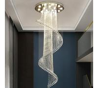 purpleq Lamp Lámpara De Escalera Lámpara De Araña Larga for Techos Altos Sencilla Y Moderna Lámpara Colgante for Sala De Estar Dúplex Edificio Villa Hueco Araña Grande,50 * 160cm