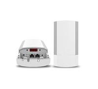 PURPLLE 1 set 900 Mbps Outdoor Wireless CPE Router 5,8 G Wireless Repeater/AP Router WiFi CPE Bridge Point to Point 2 KM Cover ABS EU Plug