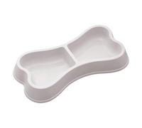 Purpose Pet Bowl, Stable Base Feeding Dish Set, Anti Skid with Dog Bowl, Easy Clean Double Compartment Feeding, Animal Dish with Simple Style, Accessory for Crate Travel