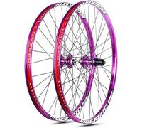 Púrpura,27.5inch,Rueda De Bicicleta De Carretera De 26/27,5/29 Pulgadas, Llantas De Aleación Ligera, Juegos De Ruedas con Ejes Boost, con Freno De Disco Sellado para Casetes De 7-11 Velocidades