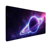 Púrpura Alfombrilla Ratón XXL 1200 x 600 mm Planeta Alfombrilla Escritorio con Bordes cosidos Mouse Pad Impermeable, Antideslizante Protector Escritorio Accesorios Gaming, para Oficina, Juegos q2109