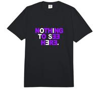 Púrpura Color Nada Que Ver Aquí Gráfico Púrpura Comfort Colors Adult Heavyweight T-Shirt